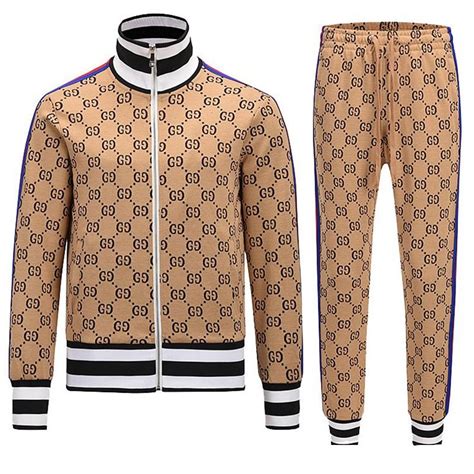 gucci tracksuit mens 2020|gucci jogging suit for men.